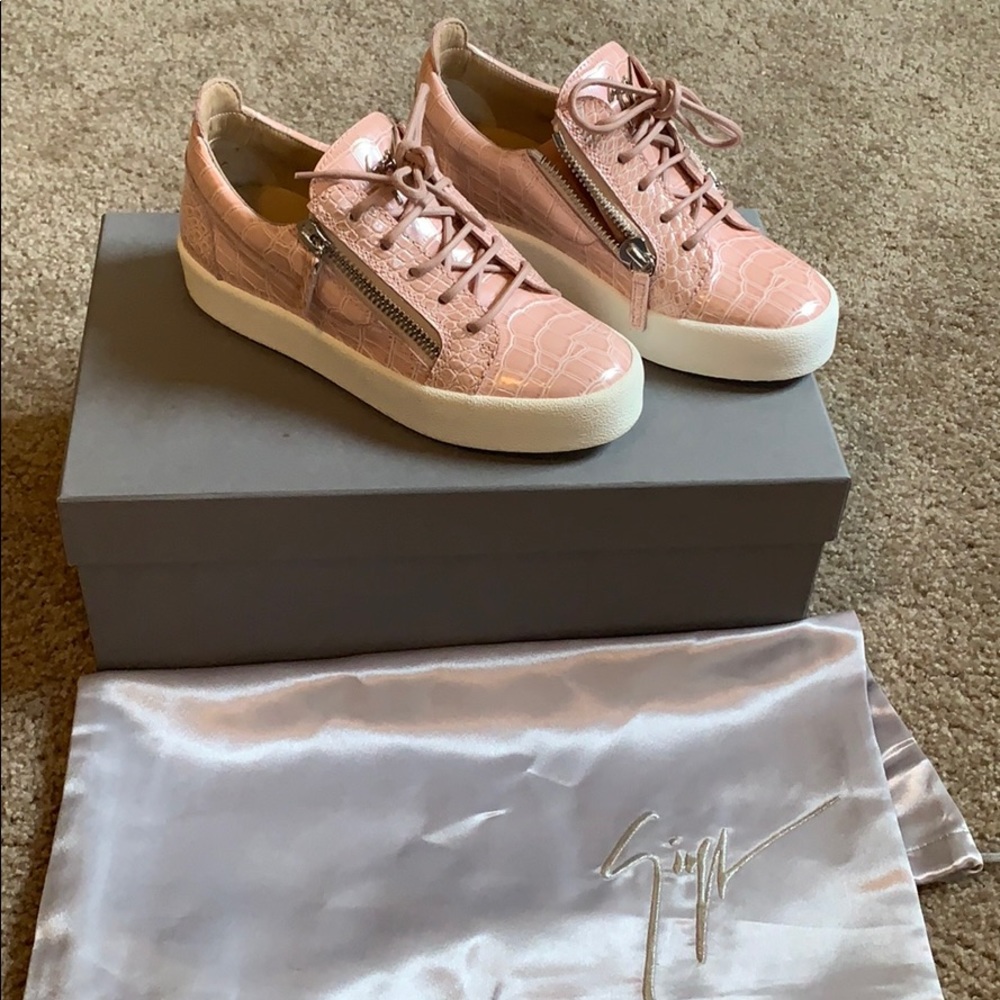 Pink Giuseppe Zanotti sneakers